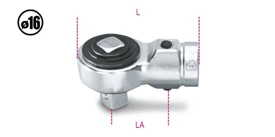 Afbeeldingen van BETA Doorsteek ratelkop 614/50