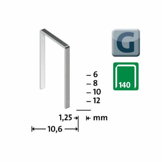 Afbeeldingen van Vlakdraadniet 11/8MM 5000x