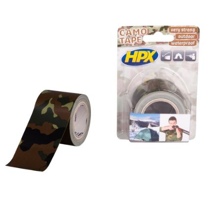 Afbeeldingen van Pantsertape camouflage 48MM 5M