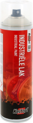 Afbeeldingen van KELFORT Industrie lak zuiverwit MAT RAL 9010 500ML