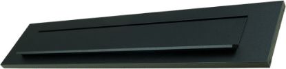Afbeeldingen van OXLOC Briefplaat aluminium zwart recht valklep
