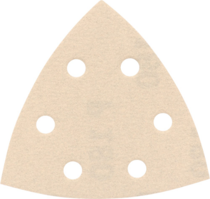 Afbeeldingen van KELFORT Klitschuurschijf DELTA wit 6-gat K180 10x