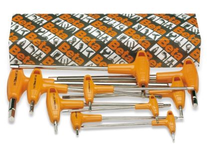 Afbeeldingen van BETA Haakse stiftsleutelset 96T/AS10 10x