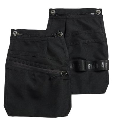 Afbeeldingen van BLÅKLÄDER Losse spijkerzakken 2170 zwart L/XL