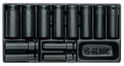 Afbeeldingen van GEDORE Slagmoerdopsleutelset ½" 12x