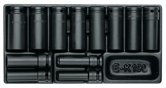 Afbeeldingen van GEDORE Slagmoerdopsleutelset ½" 12x