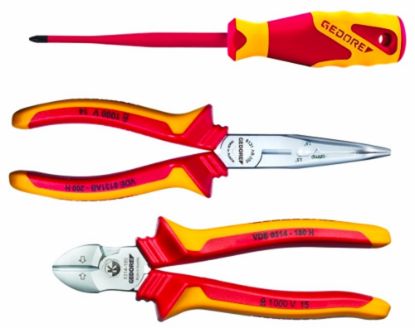 Afbeeldingen van GEDORE Tangenset VDE in L-BOXX Mini 1102-005 VDE 3x