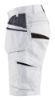 Afbeeldingen van BLÅKLÄDER Schildersshort met stretch 1099 wit/donkergrijs C60