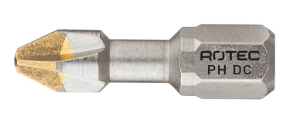 Afbeeldingen van ROTEC Torsionbit ¼" PRO PH1 25MM C6,3 DIAMOND 10x