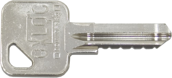 Afbeeldingen van OXLOC Sleutel profielcilinder nikkel 60MM