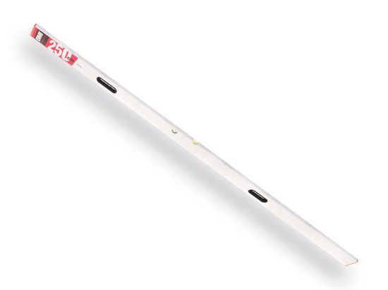 Afbeeldingen van BMI Strijklat met 2 libellen + 2 handgrepen 250CM