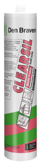 Afbeeldingen van ZWALUW Siliconenkit Clearsil transparant 310ML