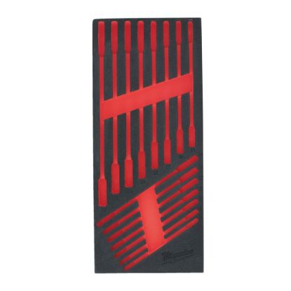 Afbeeldingen van MILWAUKEE Foam inlay leeg t.b.v. 15-delige MAXBITE ringratel-steeksleutelset
