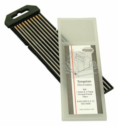 Afbeeldingen van Wolfraam elektroden WL15 goud 1,6MM