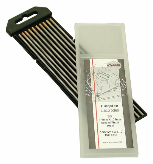 Afbeeldingen van Wolfraam elektroden WL15 goud 1,6MM