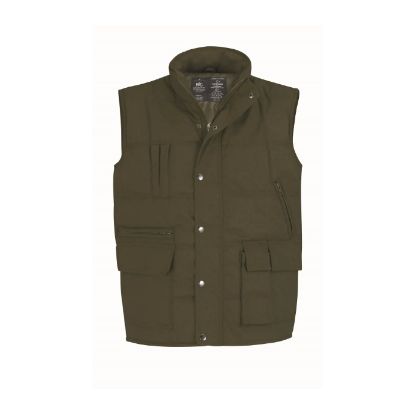 Afbeeldingen van B&C Bodywarmer Explorer 5JU880 Olive 2XL