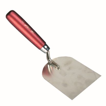 Afbeeldingen van MELKMEISJE Stukadoorsbandtroffel RVS 100MM