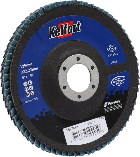 Afbeeldingen van KELFORT Lamellenschijf zirconium 125MM P40