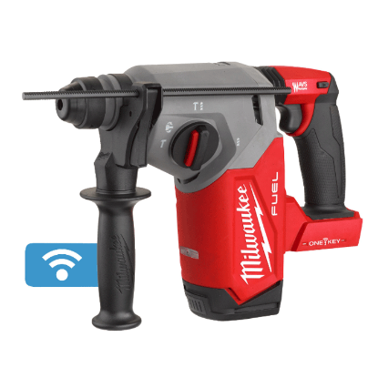 Afbeeldingen van MILWAUKEE Accu combihamer M18ONEFH-0X ONE-KEY SDS-Plus 26MM met 4 standen BODY