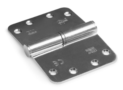 Afbeeldingen van DX Kogelstiftpaumelle rechts ronde hoeken SKG ***® staal VZ 89X125MM