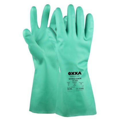 Afbeeldingen van OXXA Nitril handschoen Nitrile-Chem 41-200 groen 11