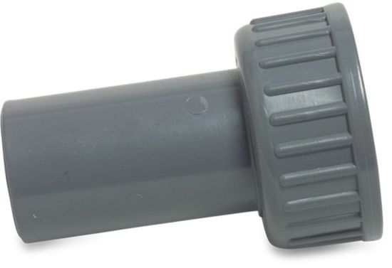 Afbeeldingen van VDL 2/3-koppeling PVC-U grijs 63MMX2.½" spie/wartel binnendraad 10bar