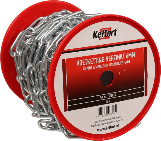 Afbeeldingen van KELFORT Voetketting EV 15M 6MM