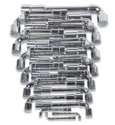 Afbeeldingen van BETA Pijpsleutelset gebogen 25x 932/S25