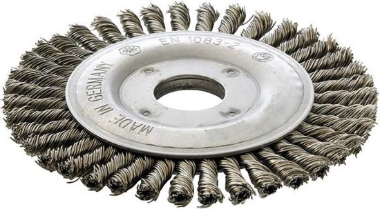 Afbeeldingen van FORUM Ronde borstel getordeerd staaldraad 178X6MM