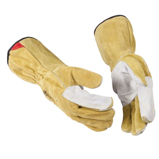 Afbeeldingen van GUIDE Lashandschoen MIG&MAG rundleer 34CM 480 10 2x linkshandig