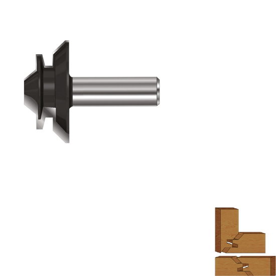 Afbeeldingen van ROTEC Hoekverlijmfrees HM GOLD 69,85MM S=12MM