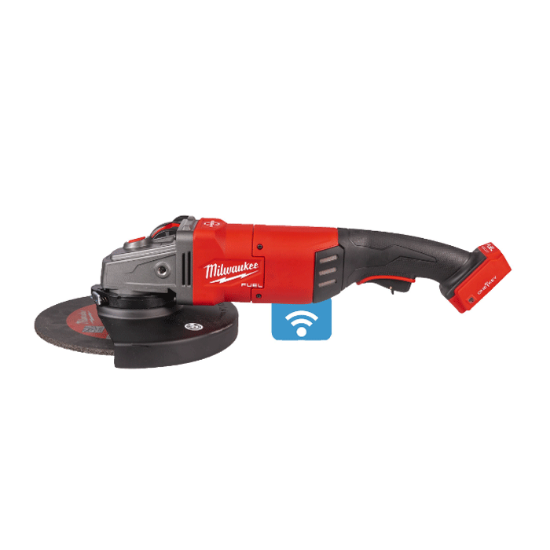 Afbeeldingen van MILWAUKEE Accu ONE-KEY 230MM geremde haakse slijper M18ONEFLAG230XPDB-0C met peddelschakelaar BODY