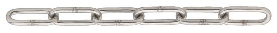 Afbeeldingen van DX Voetketting lange schakel type 763 RVS316 4MM
