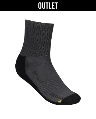 Afbeeldingen van TRICORP Werksokken 2-pack 602009 donkergrijs/zwart 35-38