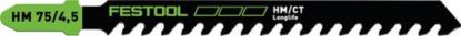 Afbeeldingen van FESTOOL Decoupeerzaagblad HM ABRASIVE 75MM T4,5