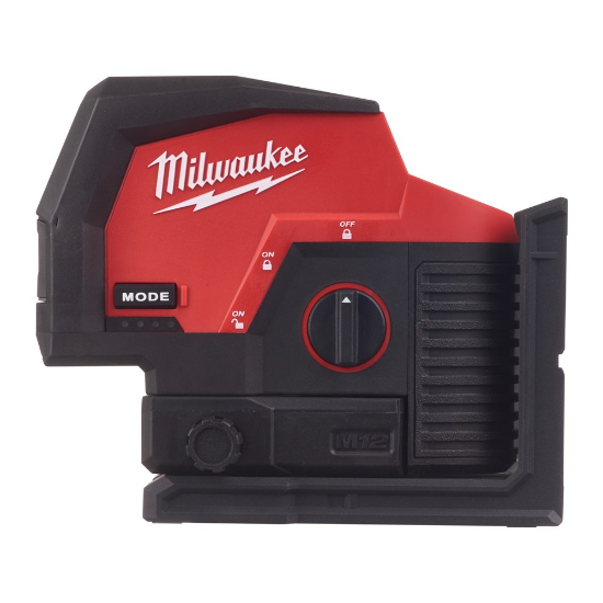 Afbeeldingen van MILWAUKEE Accu groene kruislijnlaser/loodlaser M12CLLP-0C BODY