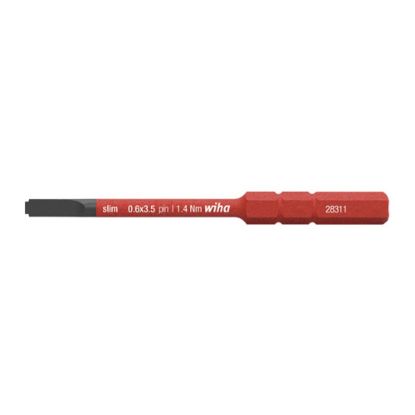 Afbeeldingen van WIHA Bit slimBit electric 2831 sleuf met pin 3,5X75MM