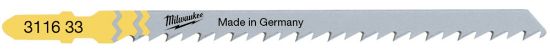 Afbeeldingen van MILWAUKEE Decoupeerzaagblad hout T344D 105X4MM 5x t.b.v. snel zagen