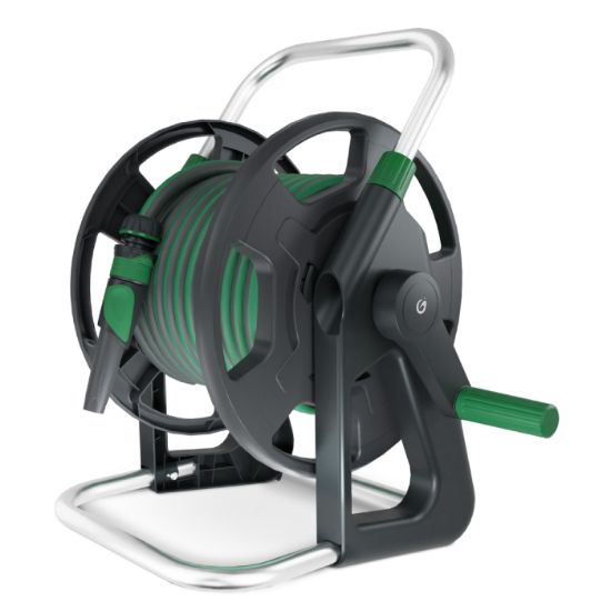 Afbeeldingen van GRIMSHOLM Slangenwagen Classic Handy set (met tuinslang Classic 20M & koppelingen)