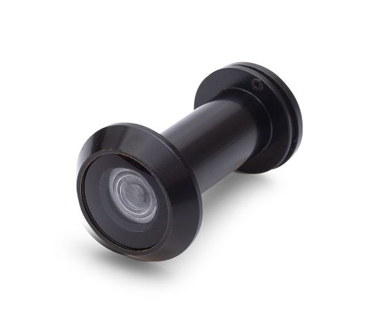 Afbeeldingen van Deurspion 200° Me zwart 14MM 35-55MM 60min