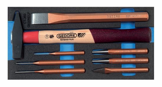 Afbeeldingen van GEDORE Slaggereedschapset in CT module