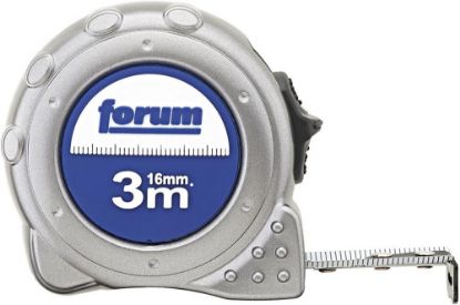 Afbeeldingen van FORUM Zakrolmaat staalband 16MM 3M