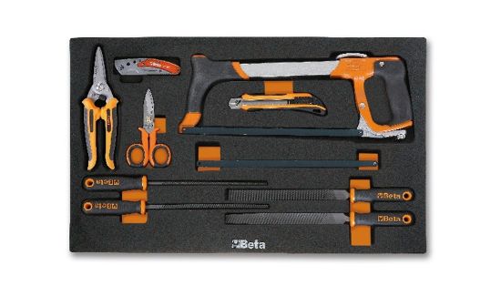 Afbeeldingen van BETA Inlegbak zacht + 9x gereedschap M284