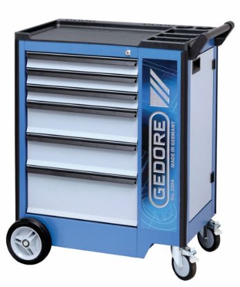 Afbeeldingen van GEDORE Gereedschapswagen 2004 0321 + 6 lades 985X775X475MM