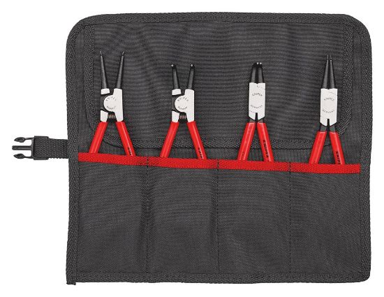 Afbeeldingen van KNIPEX Borgveertangenset in roltas 001956 4x