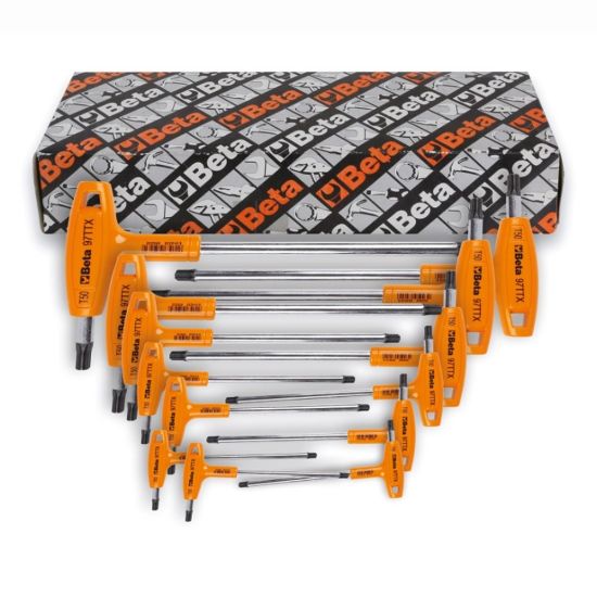 Afbeeldingen van BETA Haakse stiftsleutelset TORX 97TTX/S13 13x
