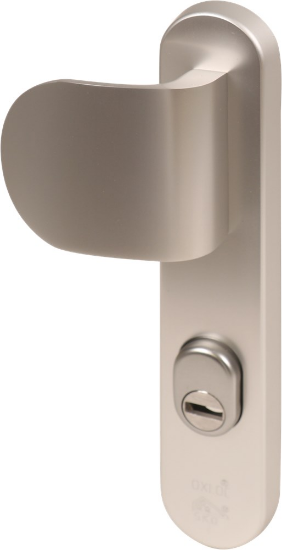 Afbeeldingen van OXLOC Veiligheidslangschild KTB deurduwer + krukgat ovaal L PC72 40MM