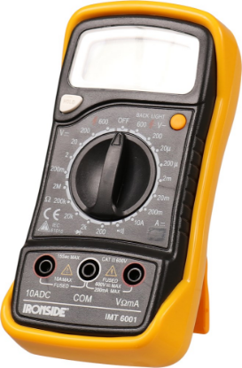 Afbeeldingen van IRONSIDE Multimeter digitaal MAS830L 0-600V AC/DC 0-10Ah