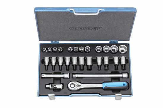Afbeeldingen van GEDORE Dopsleutelset ½" 19 IMU-10 10-30MM 27x