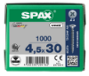 Afbeeldingen van SPAX Spaanplaatschroef verzonkenkop WIROX voldraad PZ2 4,5X30MM